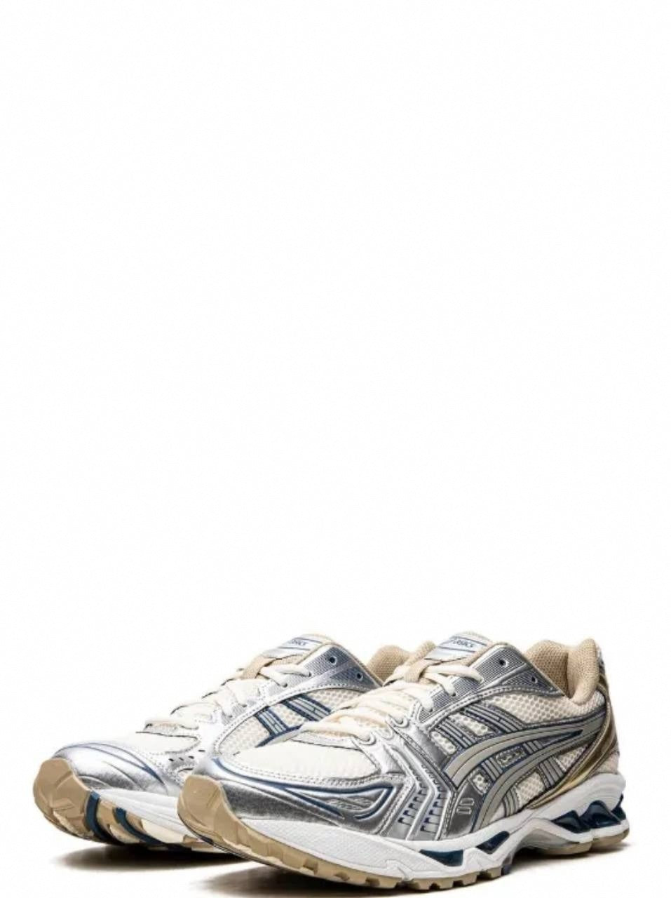GEL-Kayano Silver Metallic Mesh Sneakers