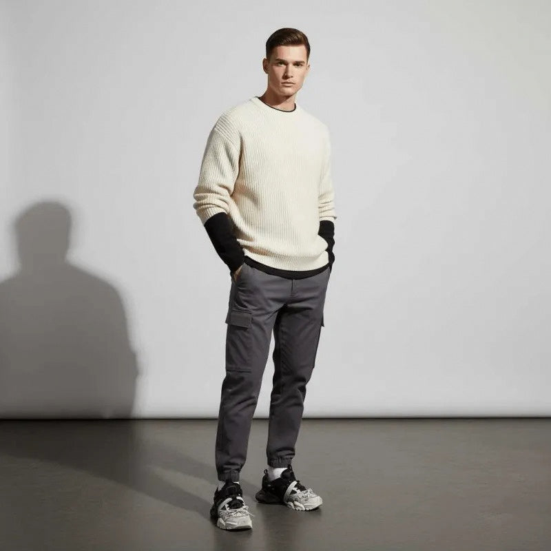 XLG Runner Deluxe Grey Black Low Running Sneakers