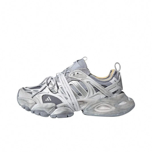 XLG Runner Deluxe Grey Anti-Slip Low-Top Sneakers