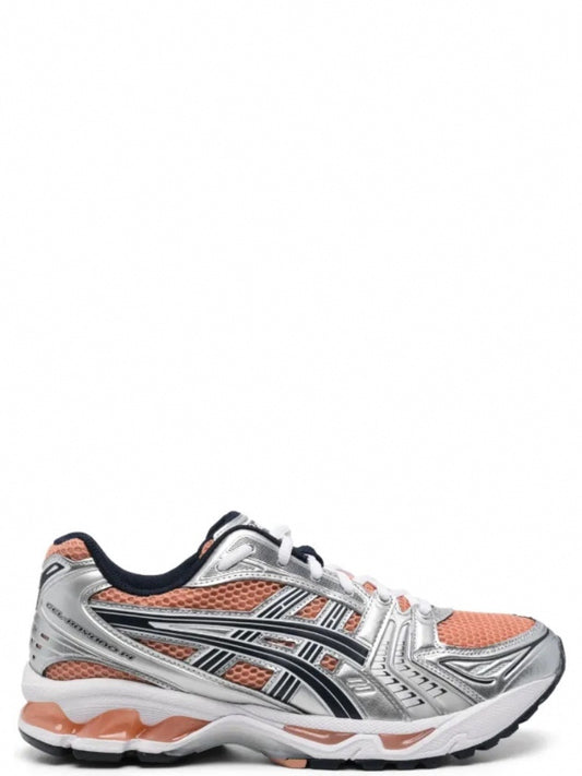 GEL-Kayano 14 Light Orange Mesh & Leather Sneakers