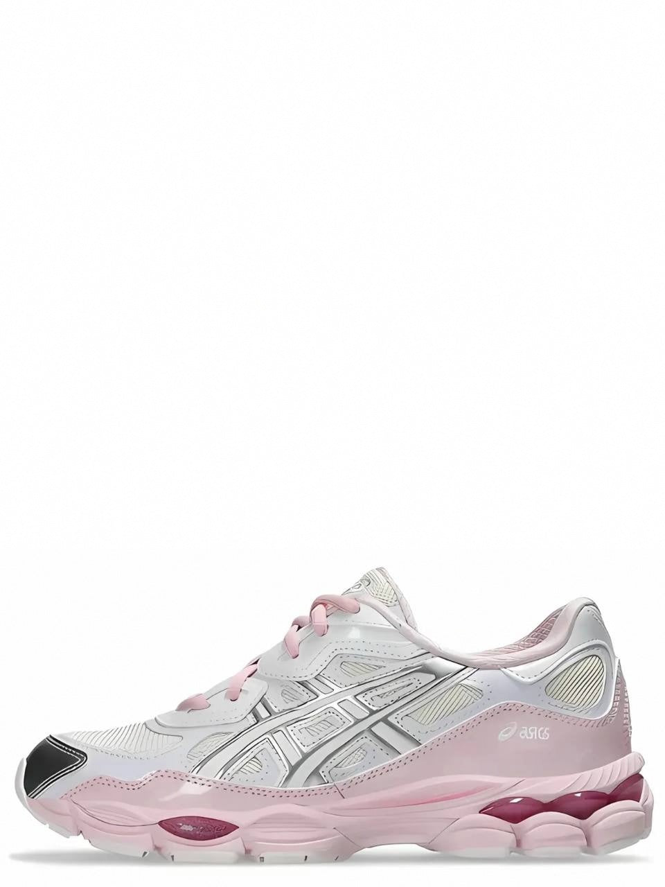 Gel-NYC Kicki Yang Zhang Pink Cream Silver Sneakers