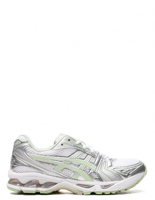 GEL-Kayano 14 “White Jade” Leather & Mesh Sneakers