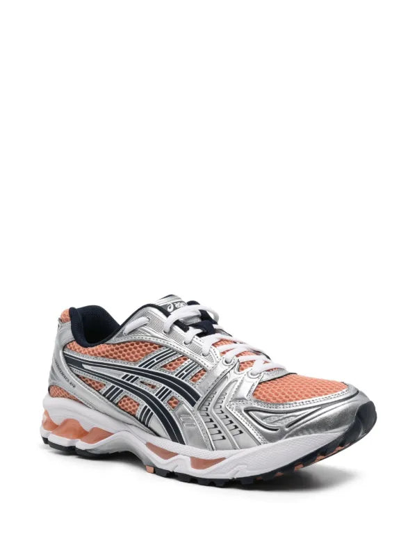 GEL-Kayano 14 Light Orange Mesh & Leather Sneakers