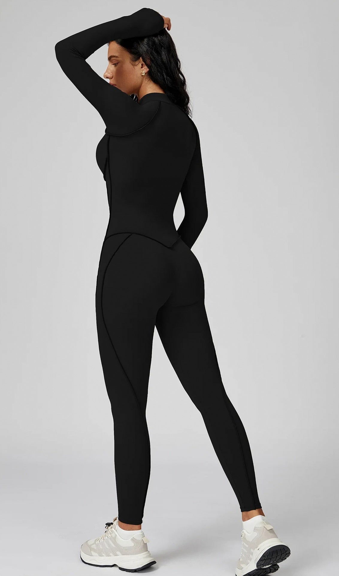 Contoured Zip-Front Jumpsuit
