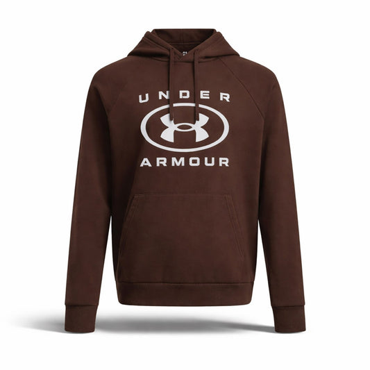 Men’s Rival Fleece Logo Hoodie – Brown