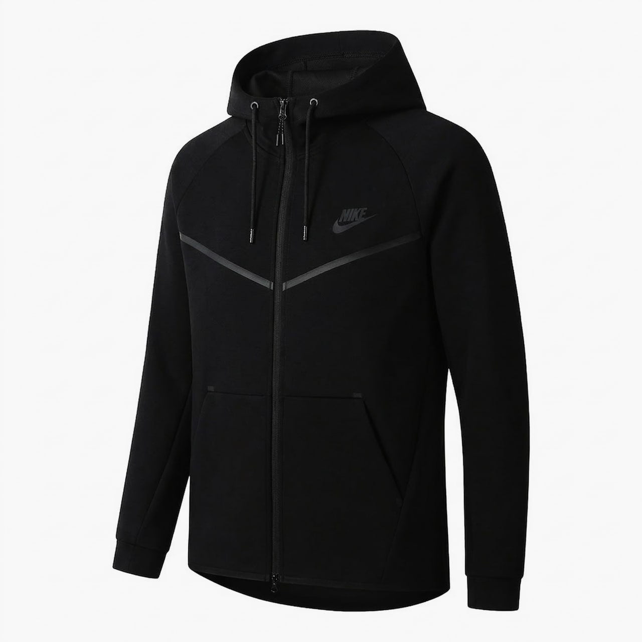 Men’s Tech Fleece Full-Zip Hoodie – Black