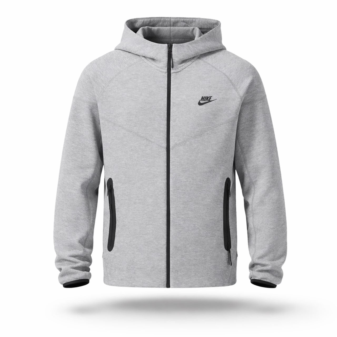 Men’s Tech Fleece Full-Zip Hoodie – Grey